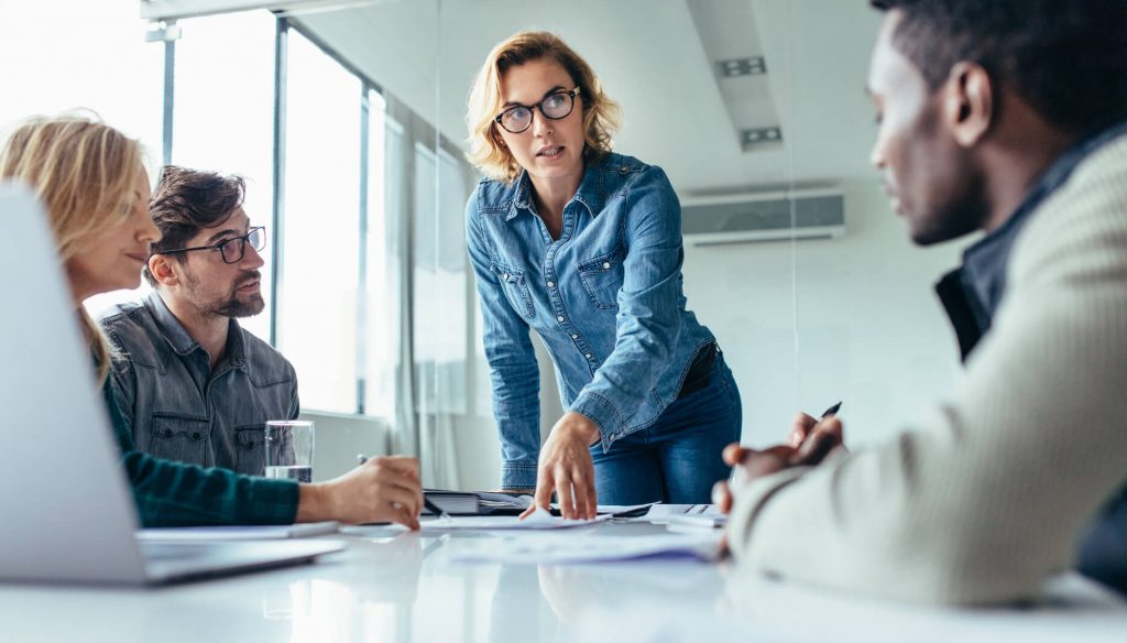 women define the process in the meeting.