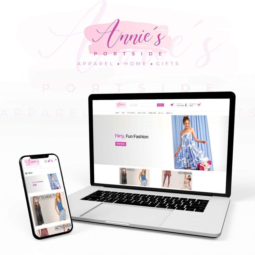 Annie's Portside boutique is E-commerce website