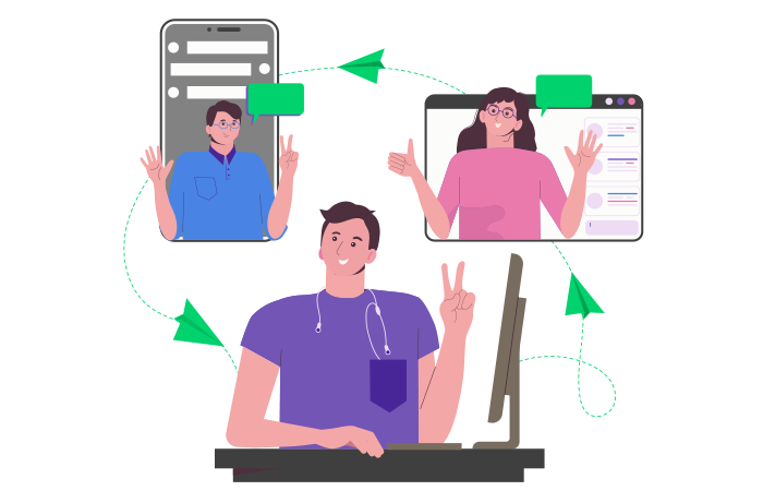Illustration-of-employees-working-remotely