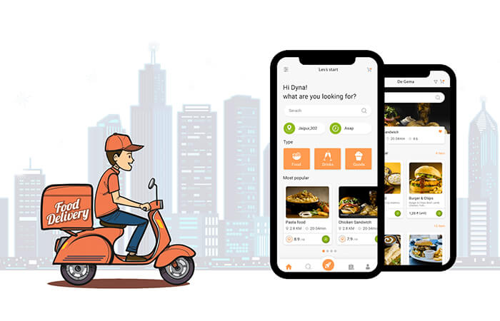 A-deliveru-man-out-for-food-delivery-best-mobile-app-ideas