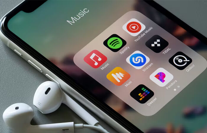 Logos-of-different-music-streaming-apps-best-mobile-app-ideas