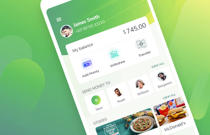 Home-screen-of-a-payment-wallet-app-best-mobile-app-ideas