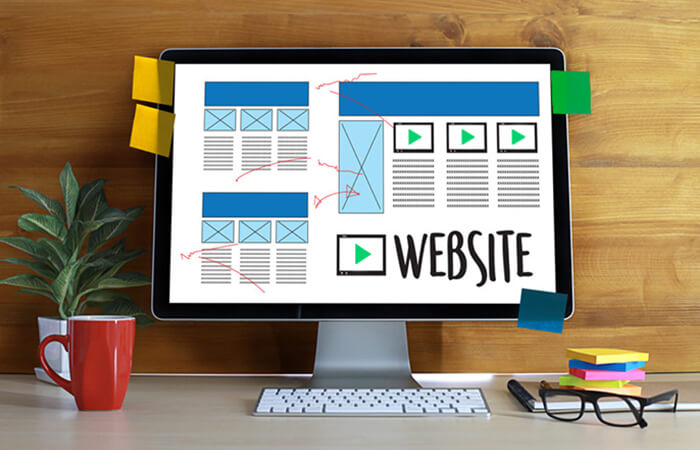 A-laptop-screen-featuring-website-design-structure